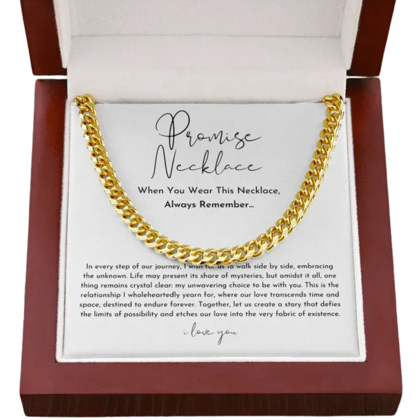Promise Necklace – Timeless Gift for Someone Special